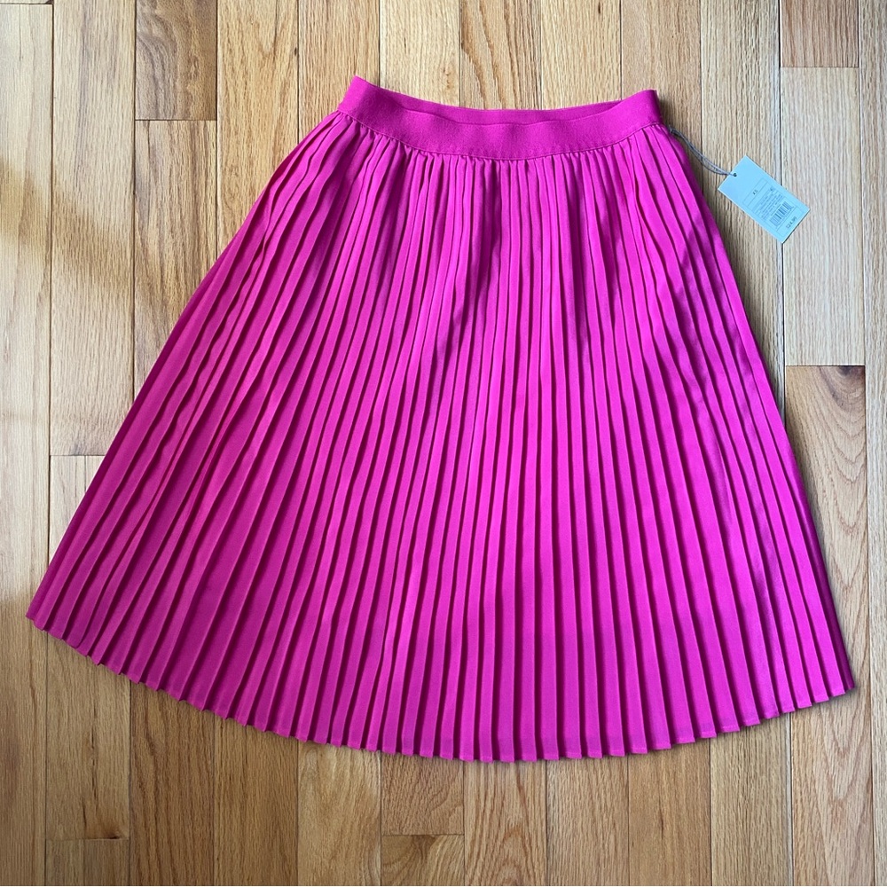 pink pleated knee-length skirt A New Day